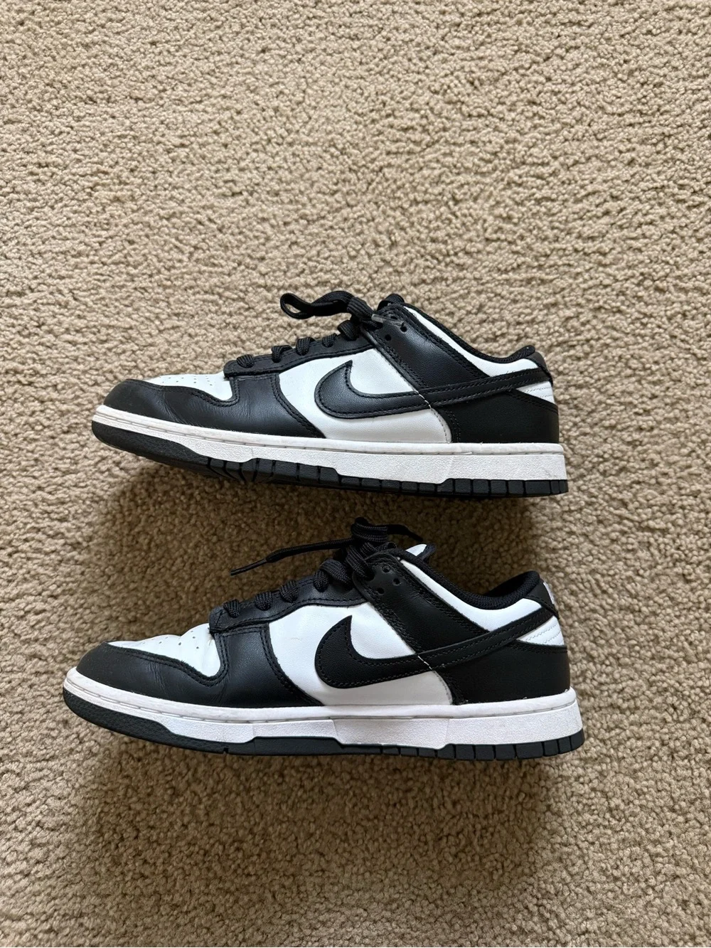 Nike Black and White Low-Top Sneakers